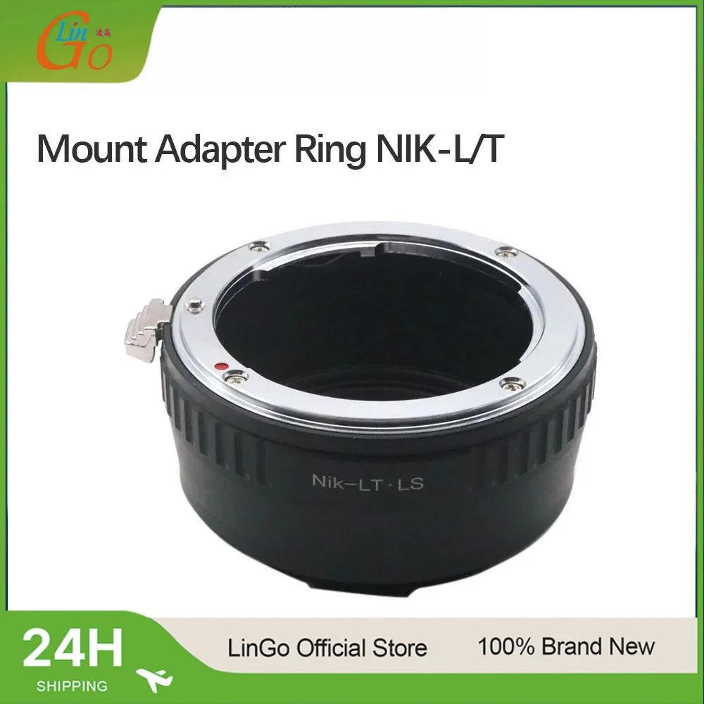 Adaptateur LinGo, anneau de montage pour objectif Nikon F AI AI-S, adaptateur pour monture Leica T, adaptateur L/T Typ 701 sans miroir