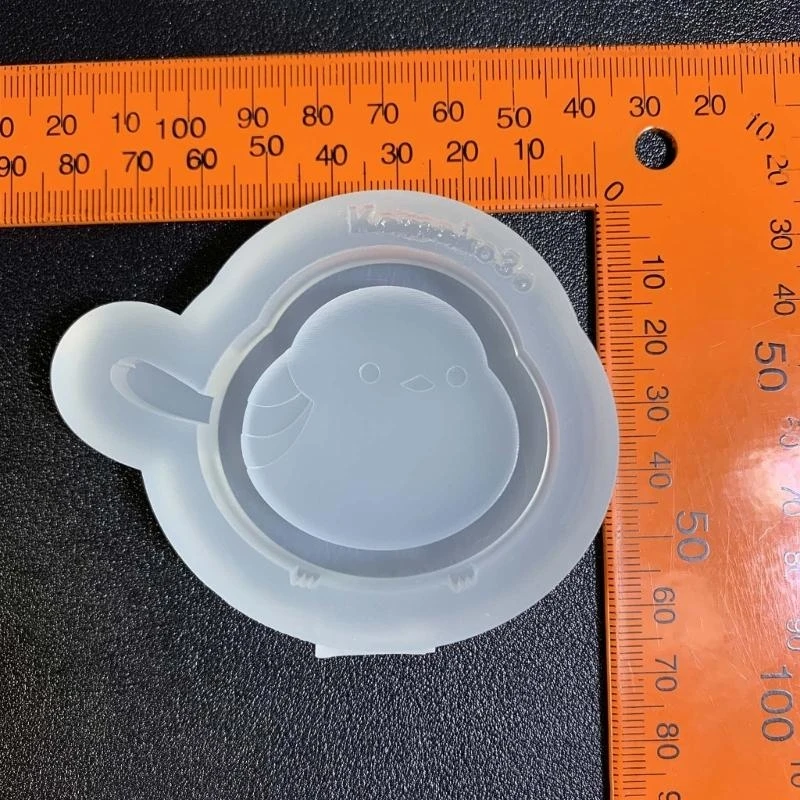 DIY Tit Ornament Silicone Epoxy Mold DIY Keychain Pendant Jewelry Crafting Mould for Valentines Gift