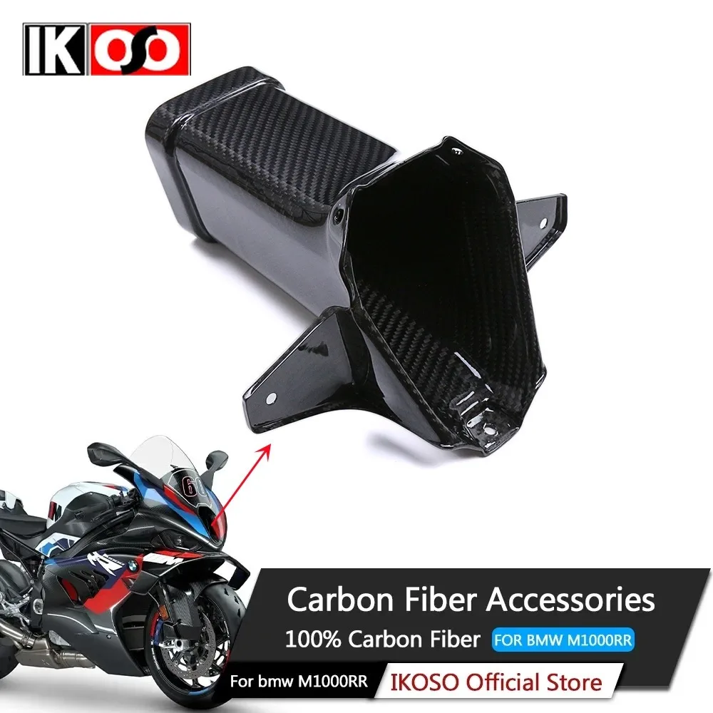 

100% 3K Carbon Fiber Motorcycle Front Air Intake Fairing for BMW M1000RR Thunder Version Motorcycle Modification Parts 2023-2024