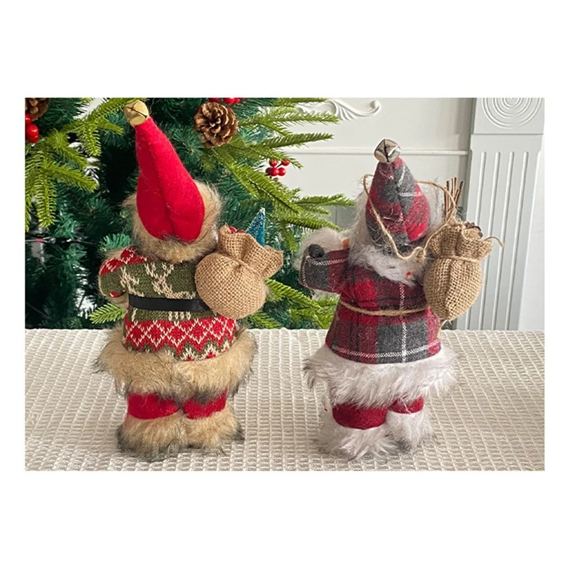 Santa Claus Christmas Ornaments Standing Santa Claus Image Christmas Decorations Holiday Home Decor