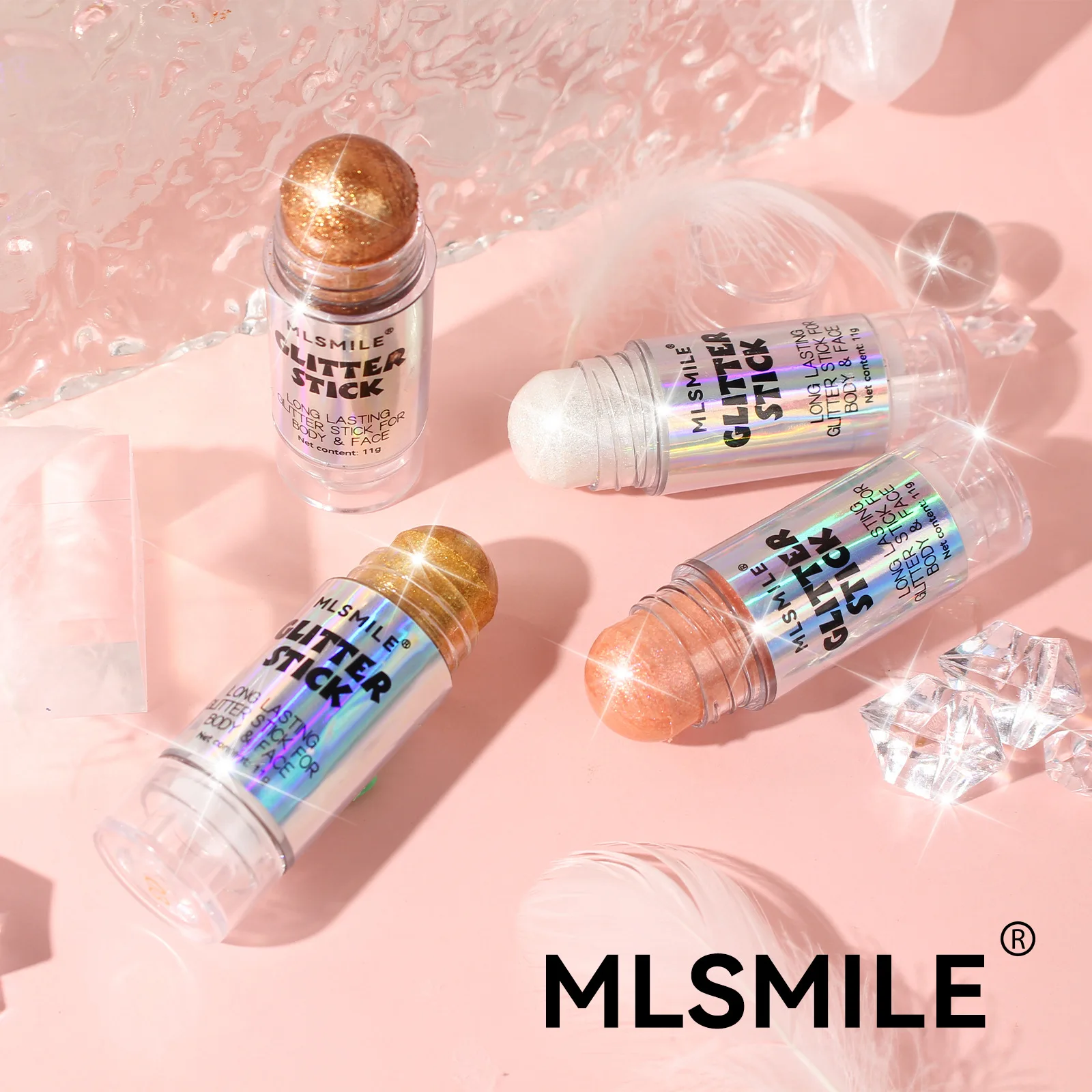 عصا تمييز تلميع الماس ، وجه لامع لامع ، نحت طبيعي ، تفتيح كامل الجسم