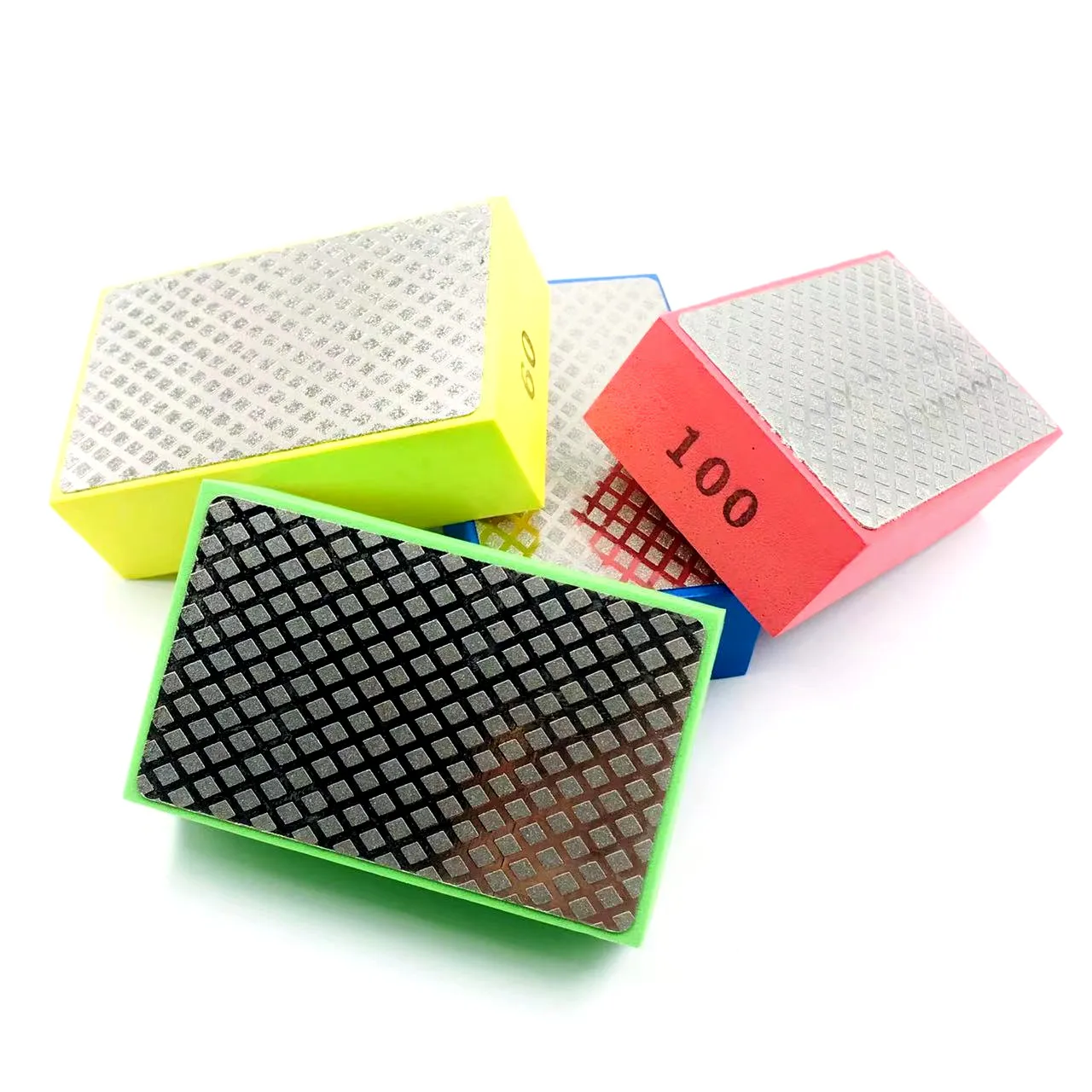 RSMXYO Diamant-Handpolierpads 95mmx58mm Fliesen-Glas-Schleifblock-Pad Stein Marmor Keramik Schleifscheibe – Detail 11
