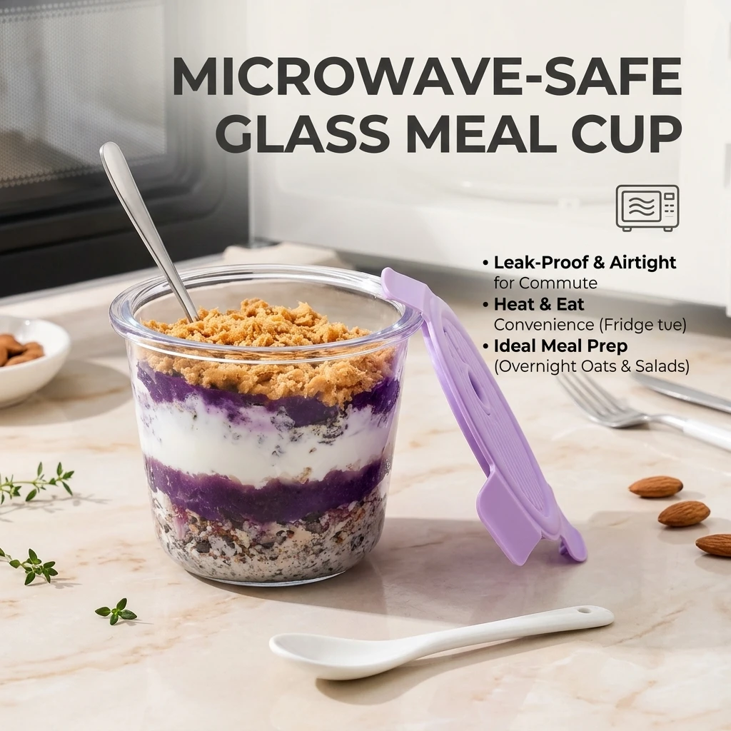 Auslaufsicherer Haferbrei-Bech – Meal Prep Healthy Breakfast Bewertung und Preis
