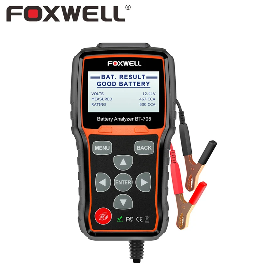 Foxwell BT705 12V 24V Car Battery Tester System Diagnostic