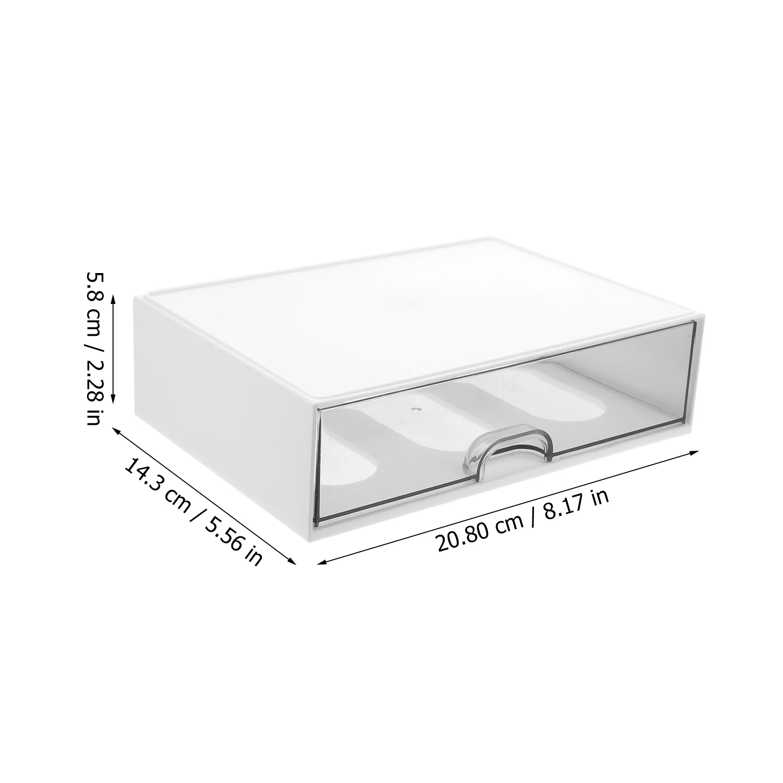 

Drawer Type Desktop Organizer Large Capacity Storage Box Office Supplies Stationery Files Documents Makeup Sundries