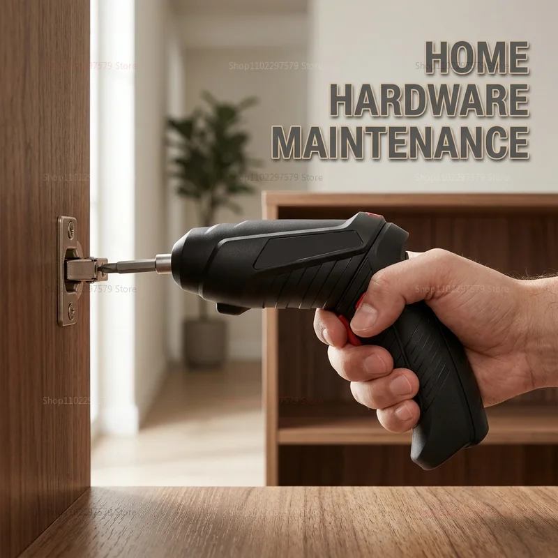Rechargeable Cordless Electric Screwdriver Kit Lithium Power Tools Set for Home DIY Repair Assembly Electronics and Furniture - view 5