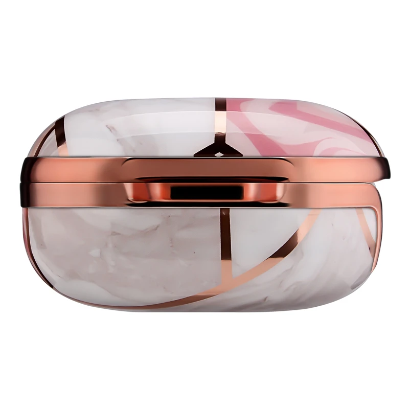 جراب سماعة فاخر مطلي بالكهرباء ، Samsung Galaxy Buds Live ، صندوق علبة بلوتوث لاسلكي