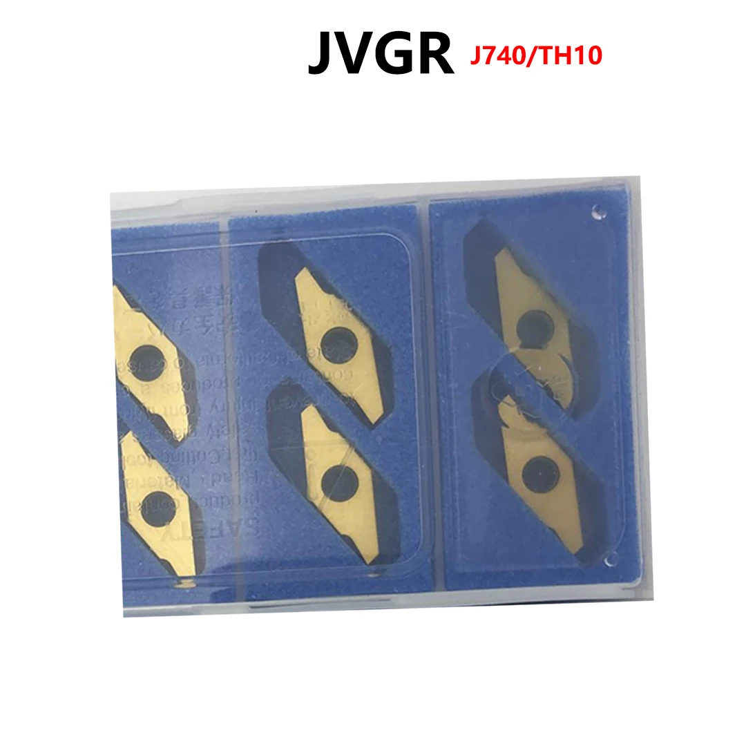 

JVGR150F JVGR200F J740 100% оригинальная ручная вставка JVGR 150F 200F с острыми краями, 10 шт./кор., токарный хвостовик, держатель инструментов с ЧПУ