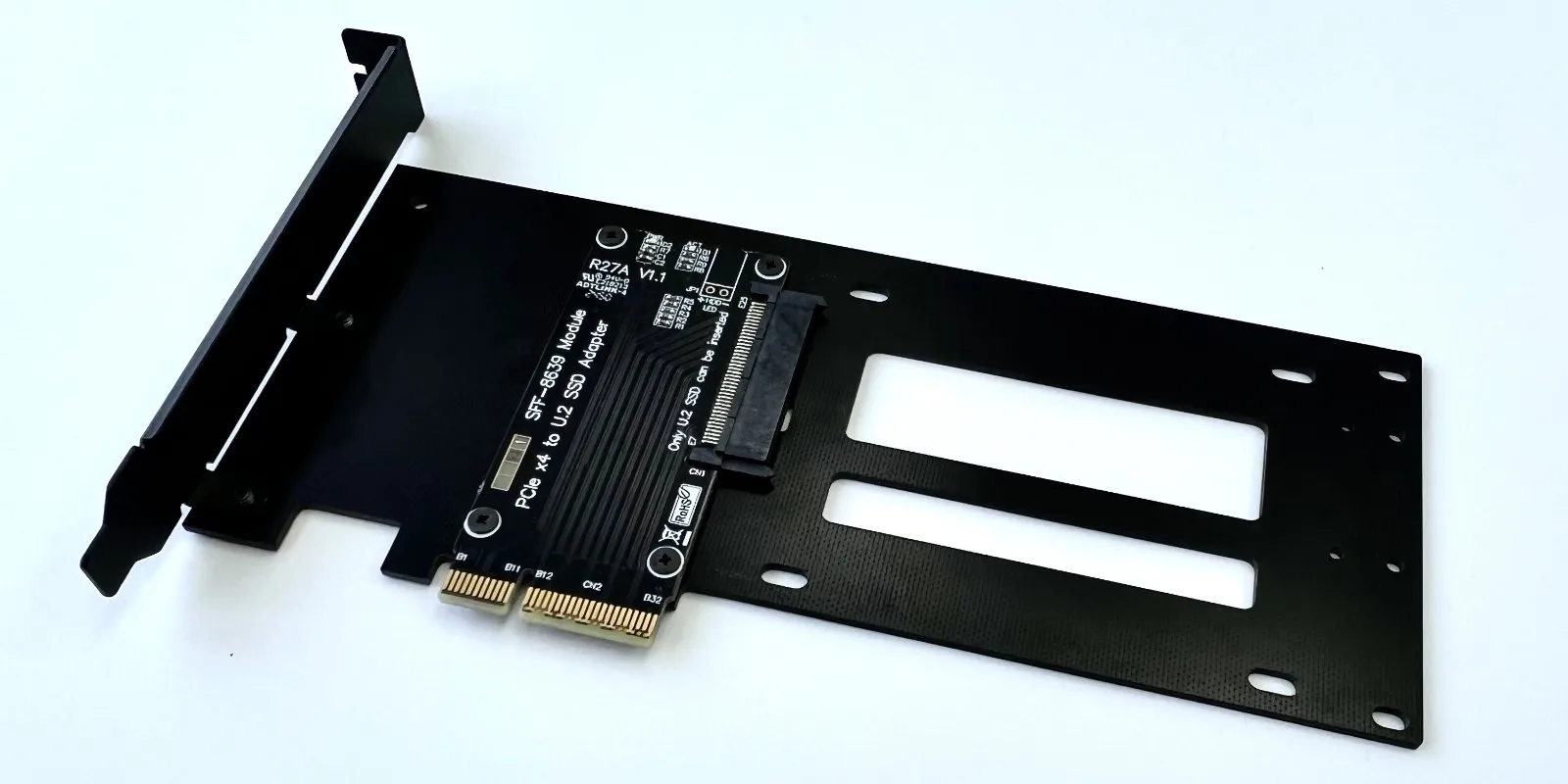 ADT PCIe 5.0 X4 zu U.2 SFF-8639 / U.3 SFF-TA-1001 / E1.S E3.S SFF-TA-1002 Adapterkarte PCI-E Gen5 X4 zu U.2 U.3 SSD-Erweiterung – Detail 5