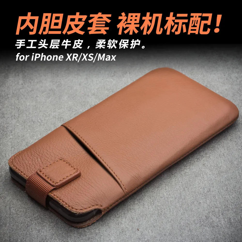 Qialino Genuine Leather Magnetic Buckle Cover For iPhone 11 Pro X XS Max Pouch Card Slot Ultrathin Business Bag Protection Cases