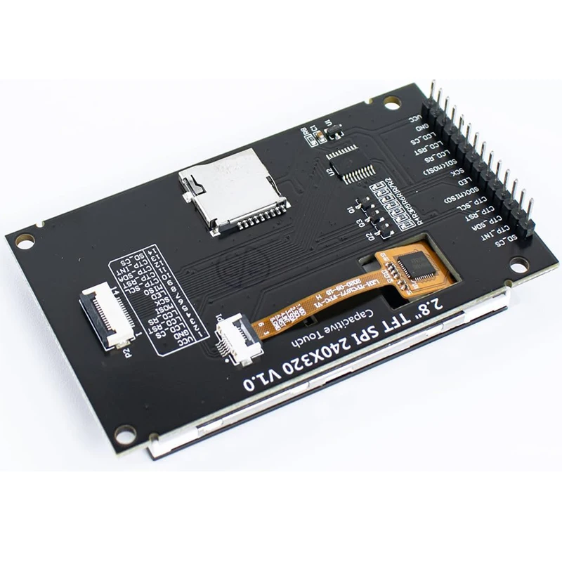 2.8 Inch IPS Touch Screen ESP32 Display 2.8" 320x240 ILI9341 Capacitive Touch SPI TFT LCD Module for Arduino/Mega2560/C51/ESP32