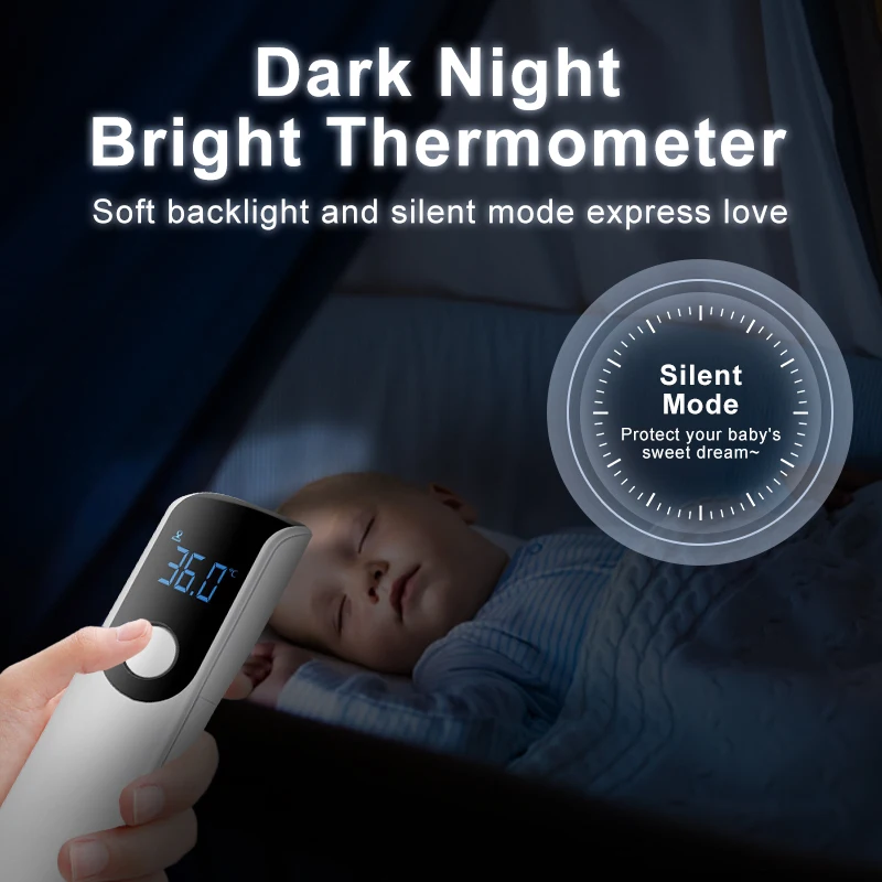 Medical Temperature Infrared Thermometer Forehead Digital Non-contact Thermomete LED Display Fever Measure Tool For Baby Adult