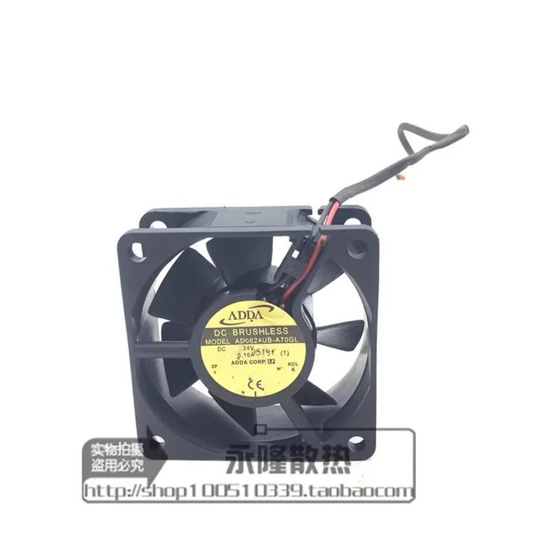 Original AD0624UB-A70GL 24V 0.16A 6CM 60 * 60 * 25MM elevator frequency converter Cooling fan