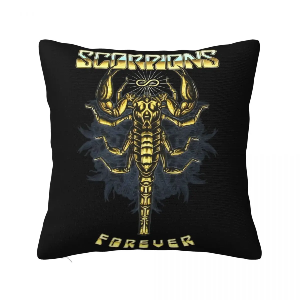 Scorpions Forever Crazy World Tour 2017 Black Swea New Band Merch Women Men Pillow Case