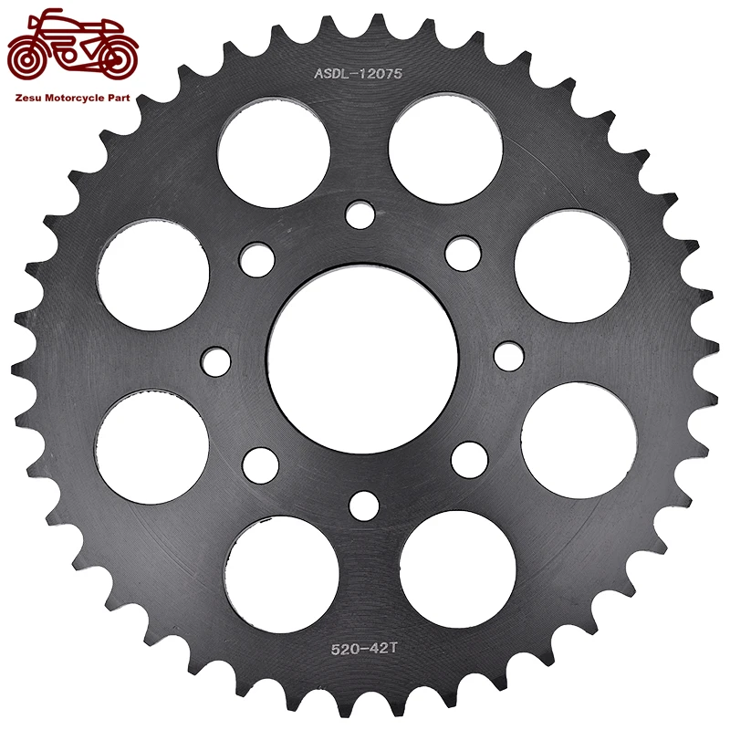 520 14T 42T Motorcycle Front and Rear Sprocket Carburized Steel for KT/M200 125 200 Du/ke 2012-2014 For KT/M 125 Du/ke 2011-2013