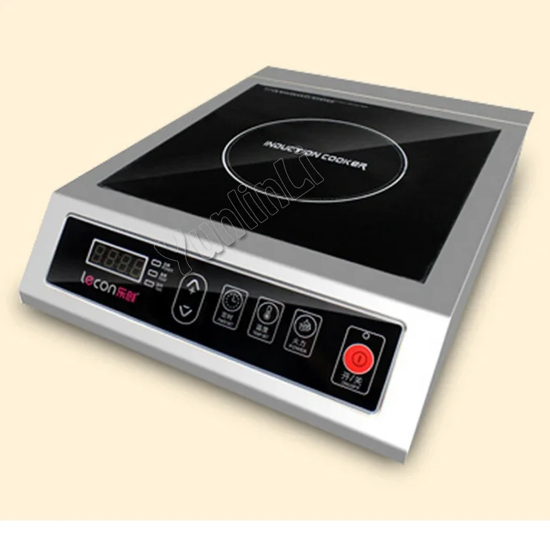 Commercial Induction Cooker 3500W High Power Plane Household Stir-Fried Stainless Steel Induction Cooker Cooking Appliances