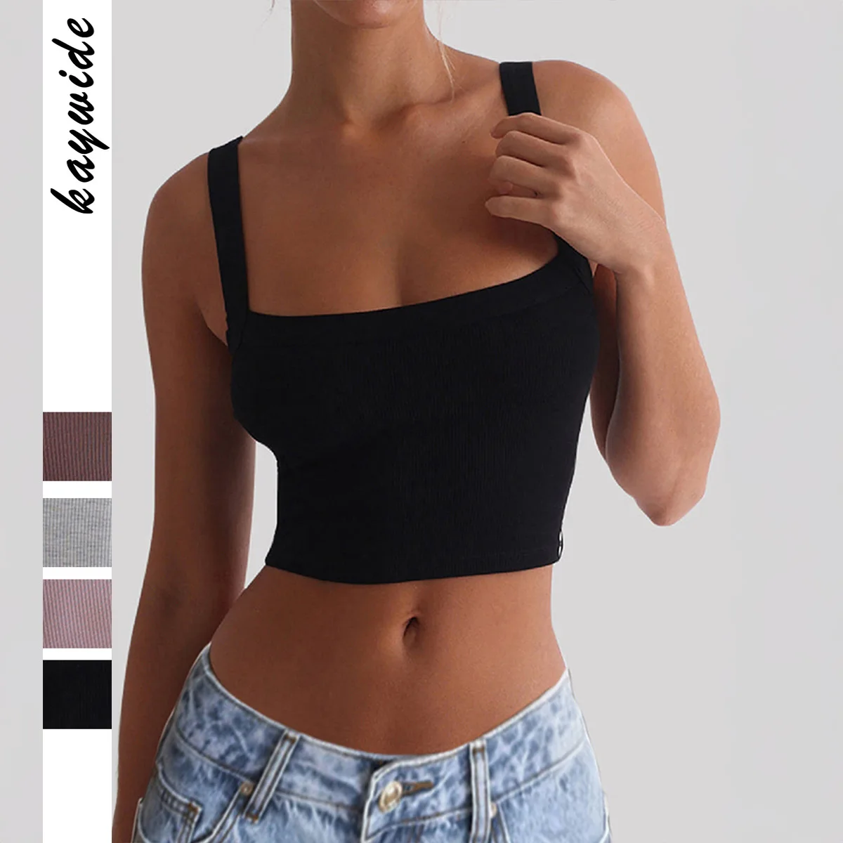 

New Women Tank Tops Summer Solid Sexy Backless Streetwear Casual Slim Sleeveless Camisole Fashion Folds Tank Tops Lady Clothing