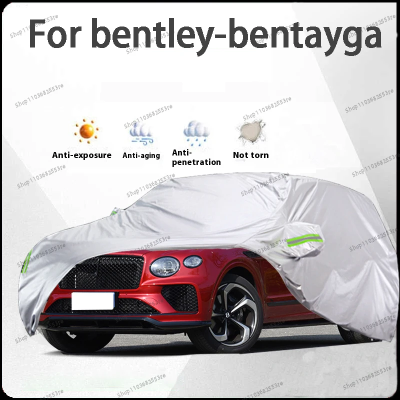 

For Bentley Bentayga Fit Car Cover - Waterproof, Dustproof, Sunshade (UV), Snowproof | Silve Full Cover with All-Day Protection