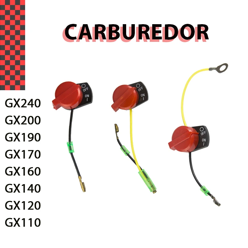 

Переключатель пламени двигателя для GX240 GX200 GX190 GX170 GX160 GX140 GX120 GX110