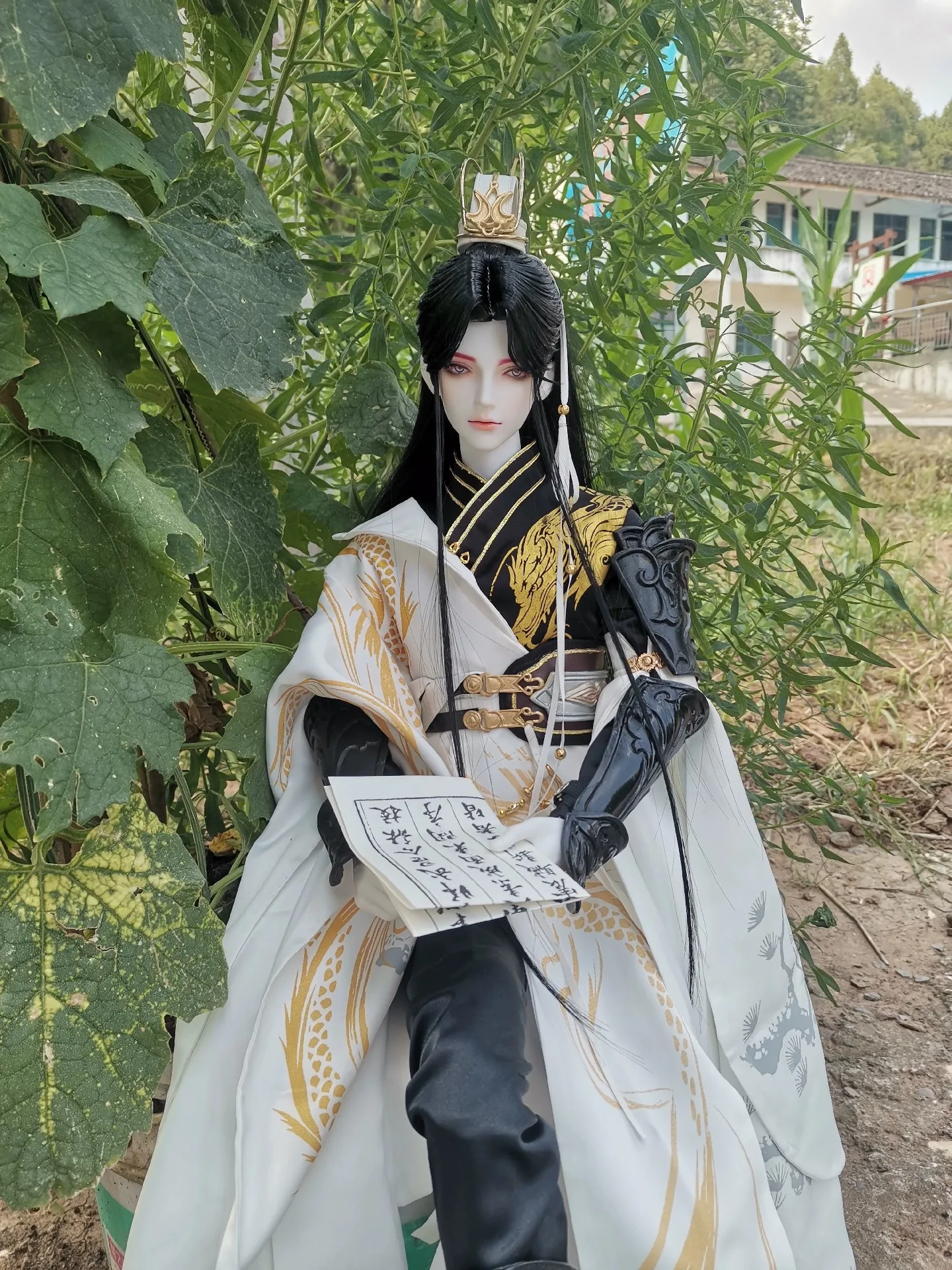 1/3 Scale Ancient Costume BJD Clothes Hanfu Robe Samurai Armor Outfit For BJD/SD POPO68 SSDF ID75 Uncle Doll Accessories C2058