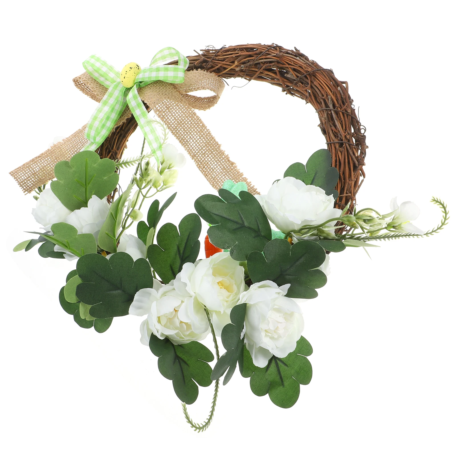 

Easter Floral Wreath Artificial Flowers Home Decor Wall Hanging Door 6180 Easter Supplies Spring Festival Decorations