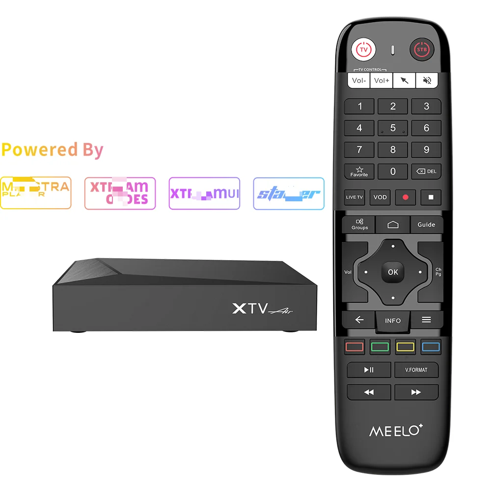 Meelo Plus XTV SE2 Lite TV BOX IR o BT remoto Android 11 Amlogic S905W2 4K 2G RAM 8G ROM BT My1tv vs xtv air