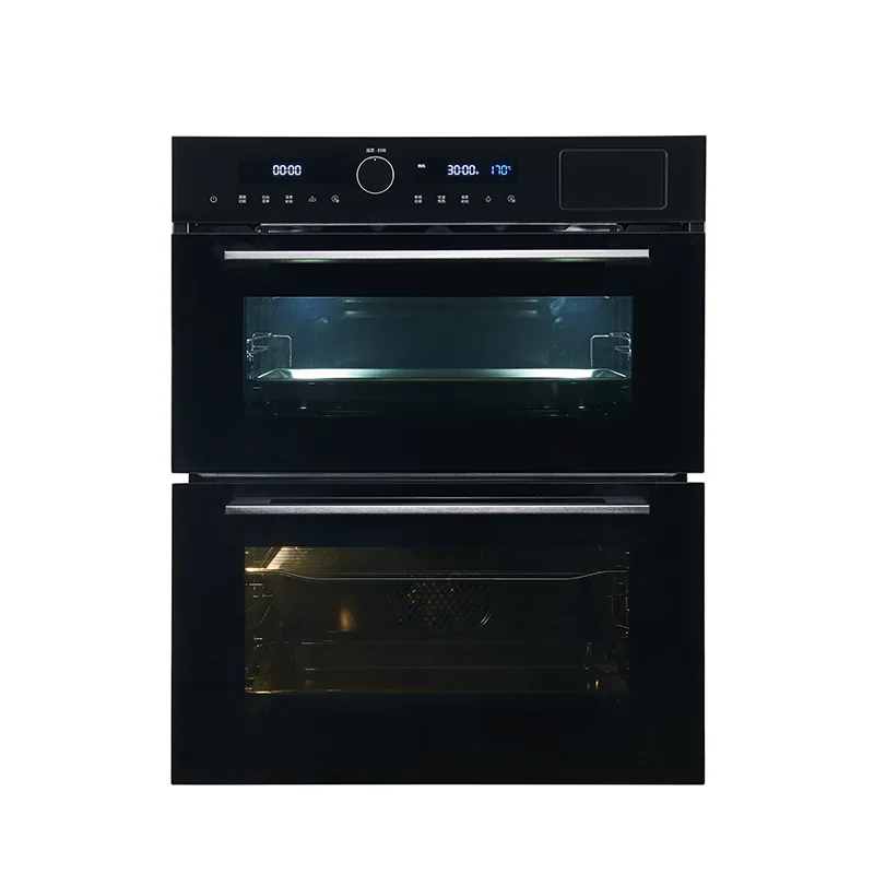 

85L Electric Steam and Grill and Convection 11 functions touch control Built-in Double Oven