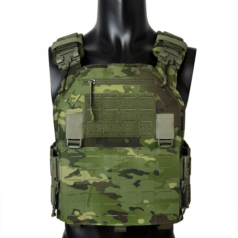 Qucik Release Full Protect  Upgrated Laser Cutting plate carrier 1000D Nylong tactical vest