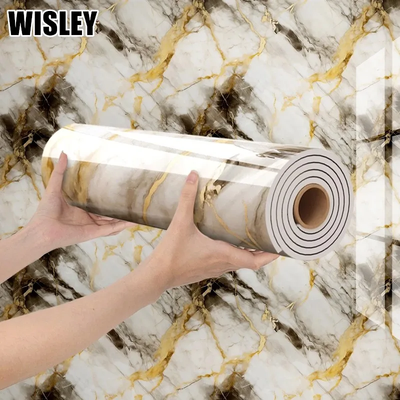 pvc-大理石模様の自己粘着壁紙-エレガントな大理石デザインの壁紙-キッチン-リビングルーム-バスルーム-廊下-ホームデコレーション用