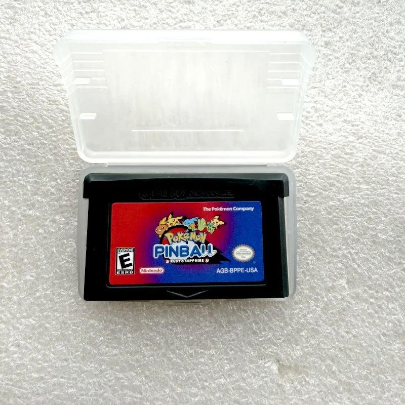 

New GBM NDS GBASP GBA Game Cartridge Pokémon Pinball English Version