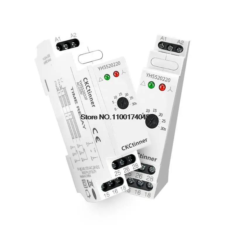 Star Triangle Time Relay 220V/380V Motor Type Adjustable Guide Star Triangle Starting Control Time