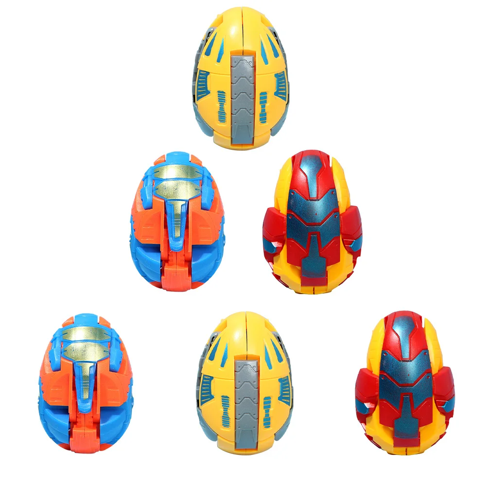 Prefilled Easter Egg Dinosaur Transforming Toy Hamper Lifelike Plastic Kids Toddler Robots