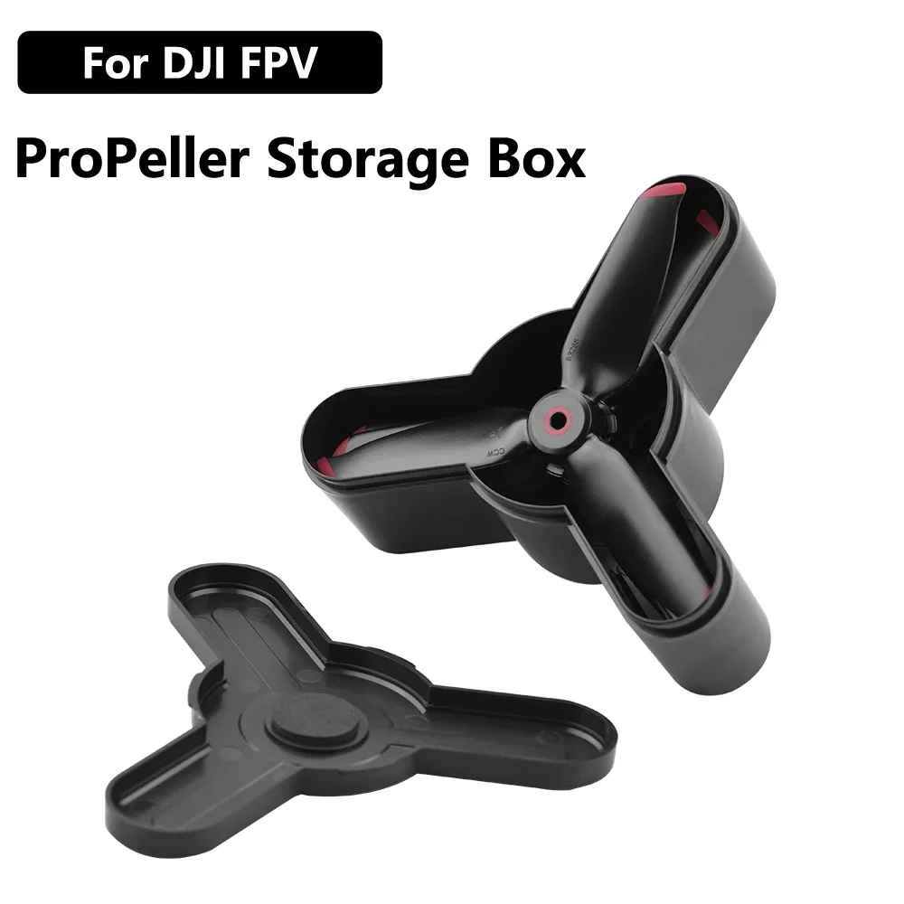 Plastic Propeller Storage Box for DJI FPV Drone Propeller Blade Paddle Anti-fall Protection Box For DJI FPV Drone Accessories