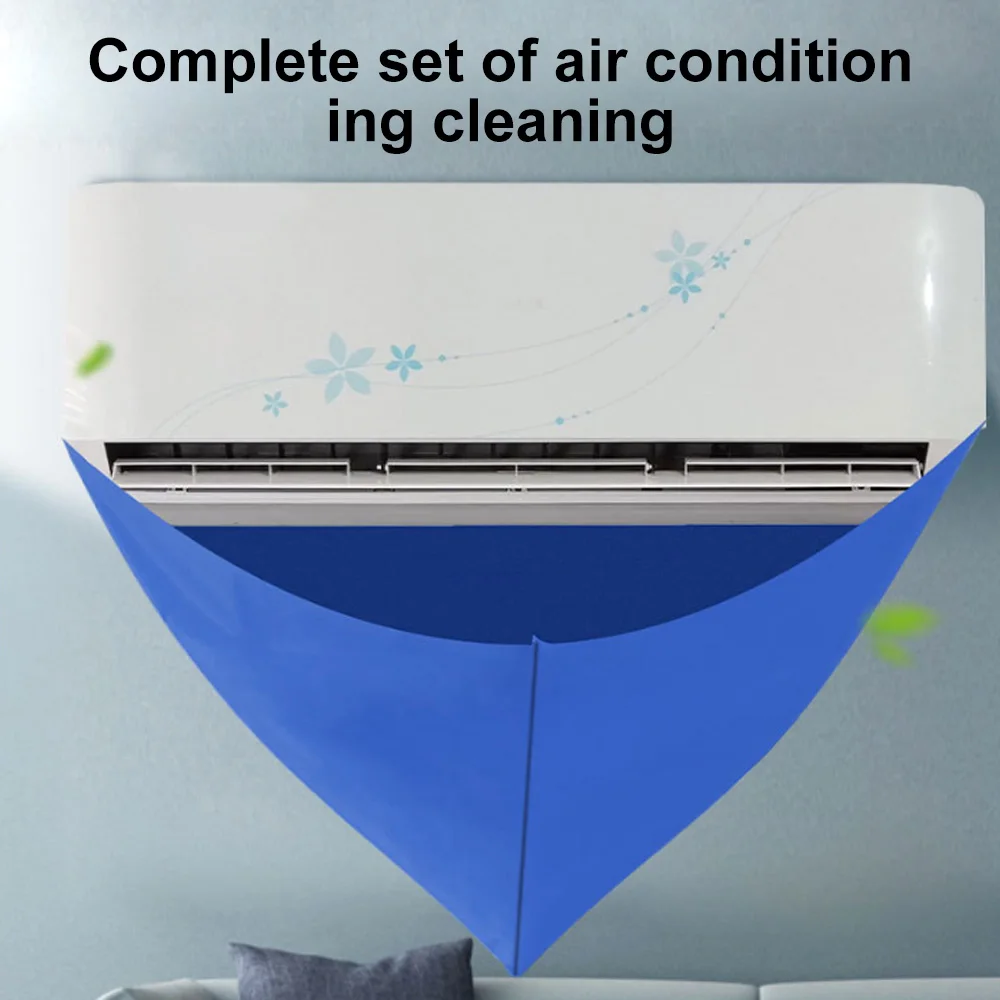 Air Conditioner Cleaning Cover Portable Split Air Conditioner Cleaning Bag Home Dustproof Air Conditioner Filter Cleaning Tool