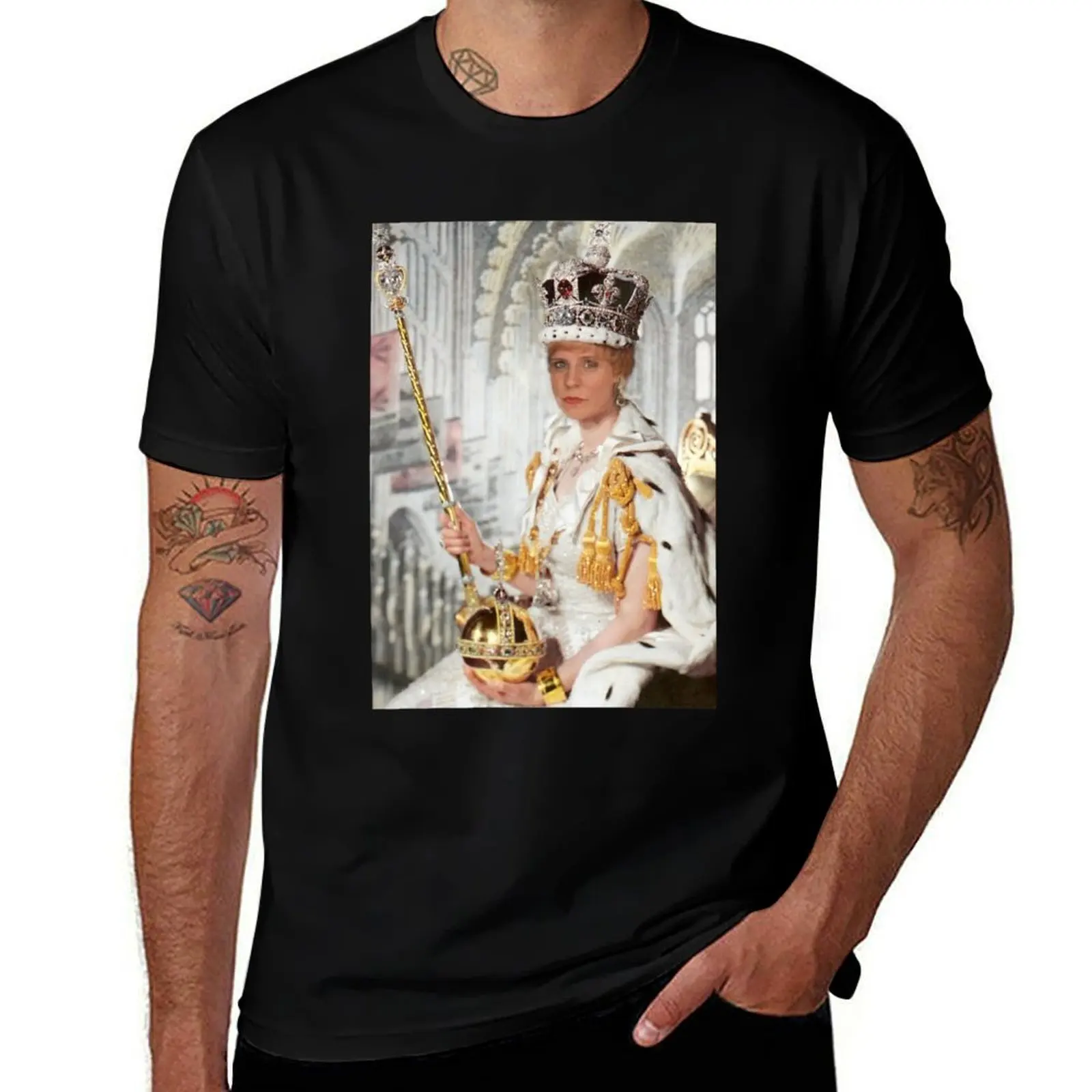 T-shirt en coton doux de grande taille de la collection Charity Shop Sue Royal
