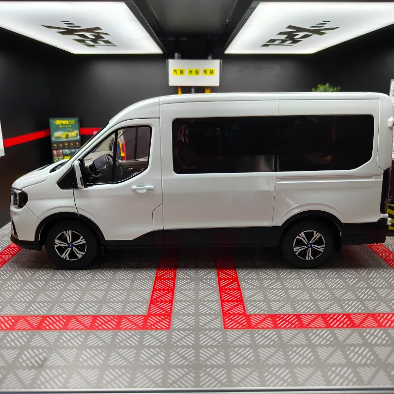 Diecast 1:18 Scale Jiangling Ford Cross T8 Original Factory Full Door Alloy Car Model Collectible Toy Gift Souvenir Display