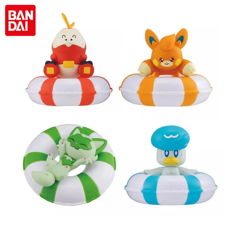 

Bandai Pokemon Life Buoy Styling Ornaments 6 Fuecoco Sprigatito Pawmi Quaxly Gashapon Toys Model Brand New Genuine in Shelf