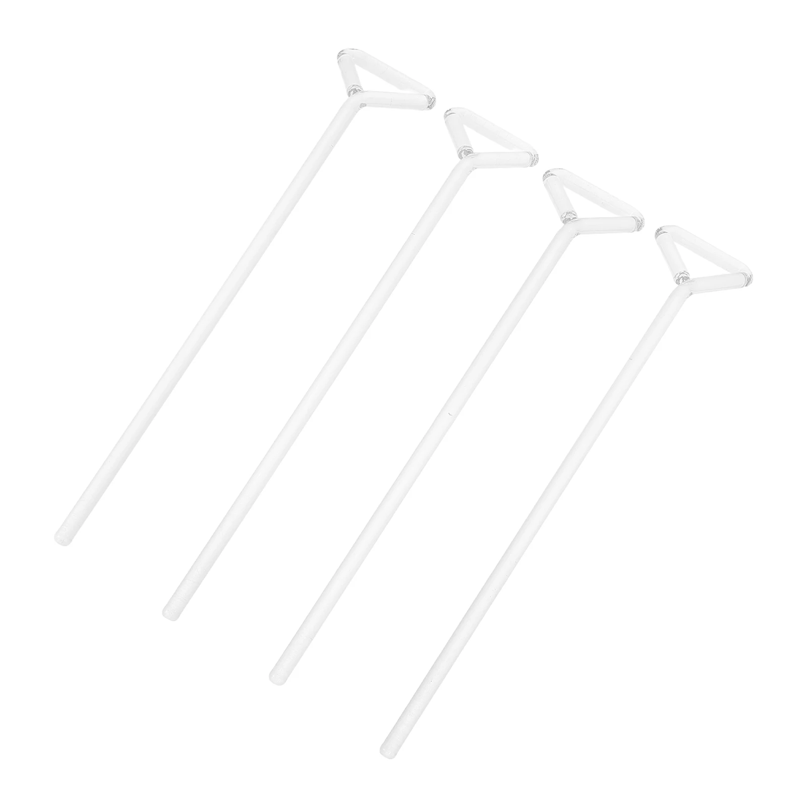 

4 Pcs Glass Coating Rod Grout Spreader Laboratory Equipment Tool Stick Adhesive L-shaped Cell Sticks