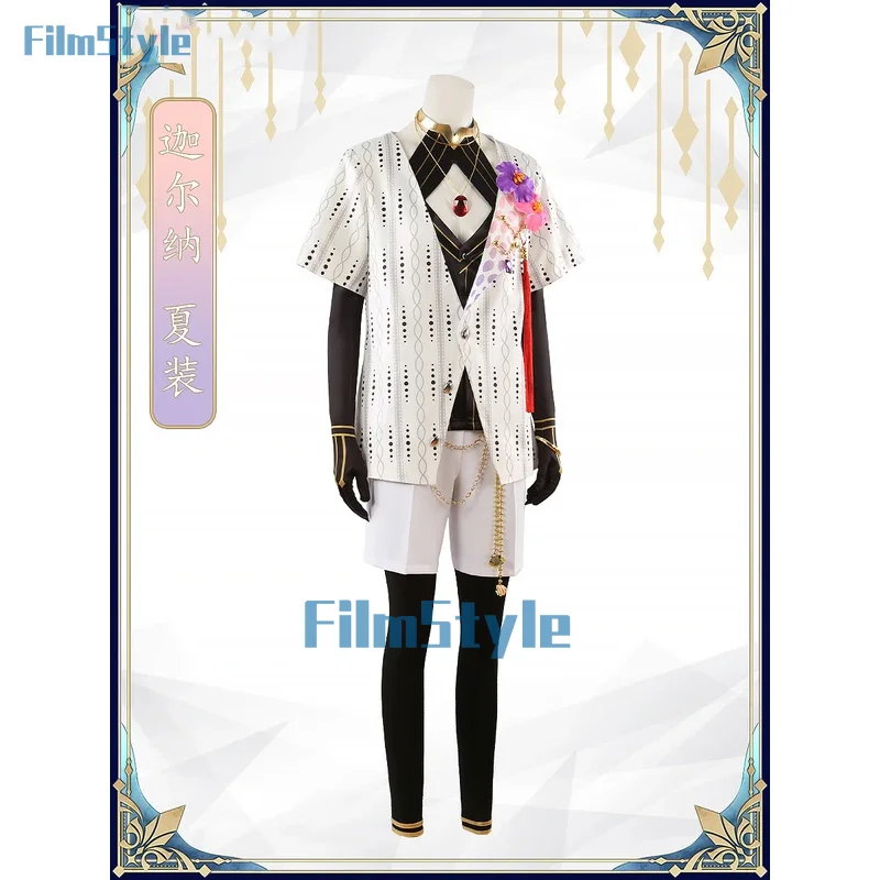 Fate/grand Order Karna Summer New Spiritual Clothes Cosplay Costume Anime Party Uniform Hallowen Play Role Clothes FilmStyle