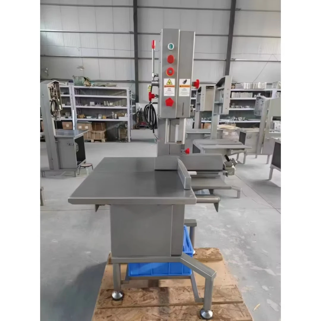 New Commercial Heavy-Duty Butcher Band Saw Efficient Frozen Bone Processor Meat Fish Cutting Machine Kessler 1 Year Warranty