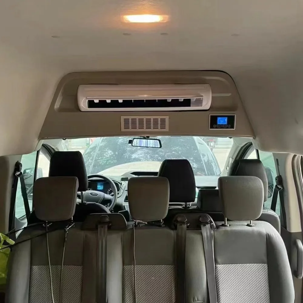 

Dashboard lower split electric Dc 24v air conditioner 12v car truck motorcycle home sleeper air conditioner