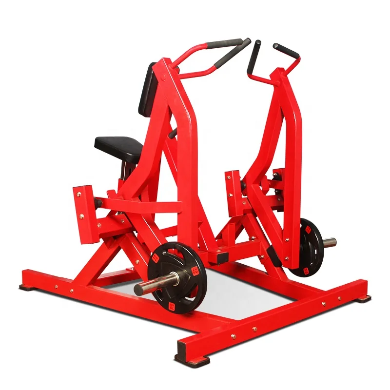 2026 Heavy Duty Steel Iso-lateral Rowing Machine Commercial Plate-Loaded  Back Equipment for Gym Fitness Centerpromote sales