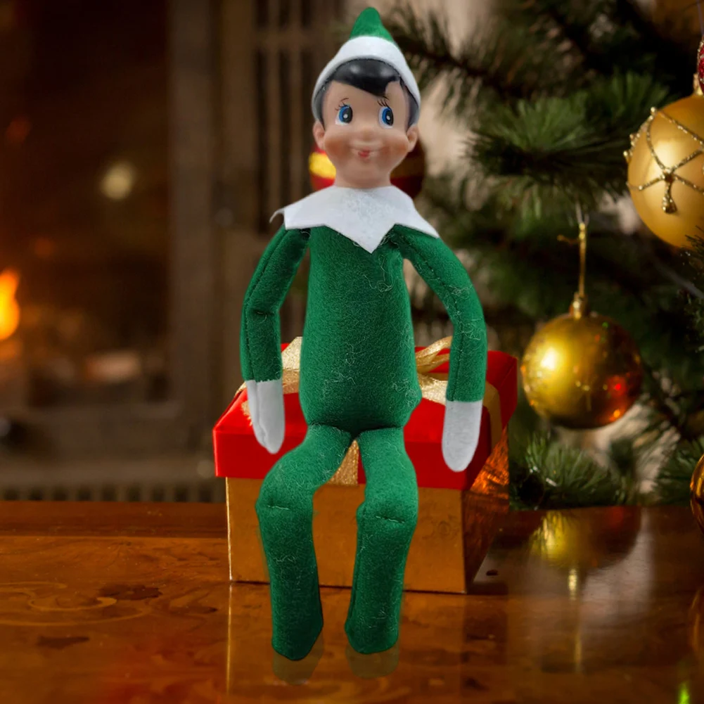 2024 Christmas Gift Christmas Elf on the Shelf Behaving Badly Plush Toy | Novelty Long Bendy Naughty Boy Christmas Elves Doll