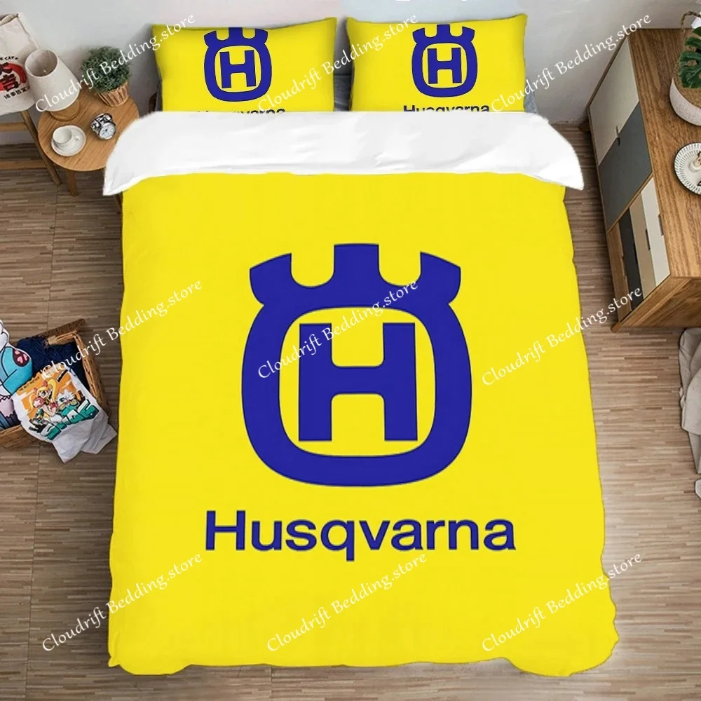 Duvet Cover Set Fashion Bedding Set Double Size Pillowcase Queen Bed Comforter Sets Art H-Husqvarnas Linen Quilt Home Textile 2