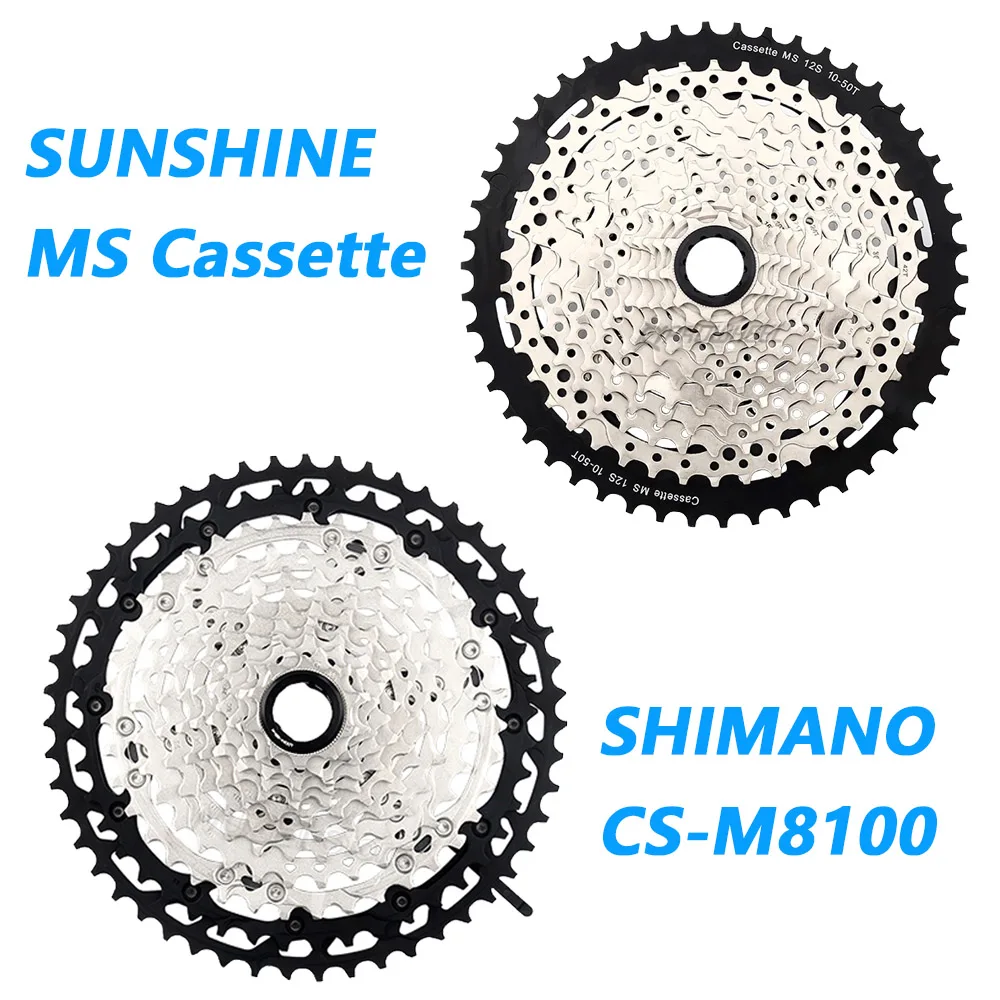 Shimano Deore XT M8100 1x12S Groupset 12S SL+RD XT M8100 Hydraulic Brake M6100 Chain HG K7 46/50/52T MS Cassette 10-50T/52T