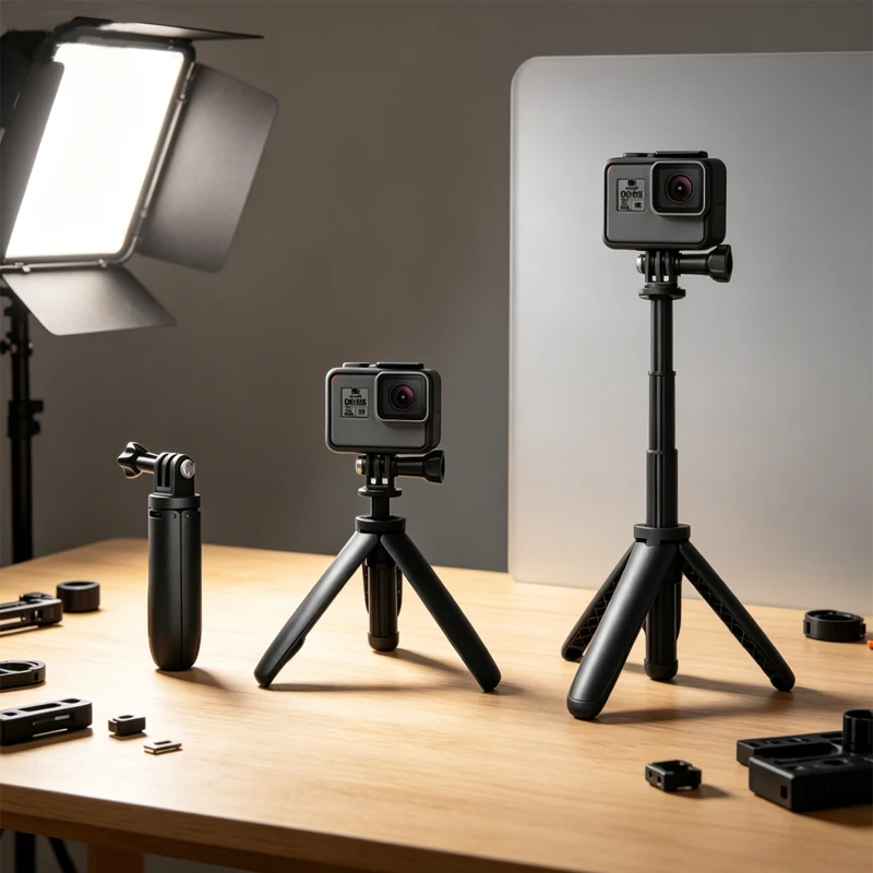 Mini Rozkładany Statyw Składany Statyw Przenośny Monopod do Go Pro Hero 13 12 11 Black Session Osmo Action Camera Akcesorium do Vlogowania — zdjęcie 3