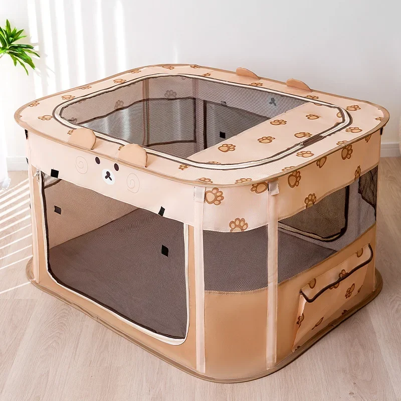 

A Large Size Pet Cage Cat Delivery Special House Cat Cage Home Indoor Foldable Pregnant Cat Sterilization Breeding Isolation