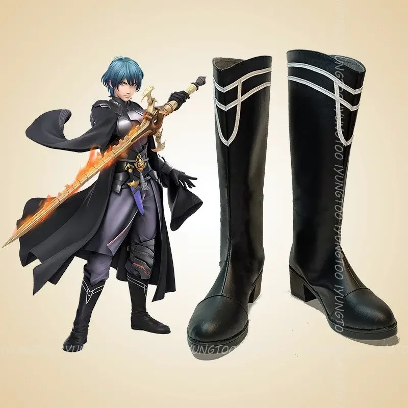 Fire Emblem: Three Houses Byleth Anime Characters Shoe Cosplay Shoes Boots Party Costume Prop