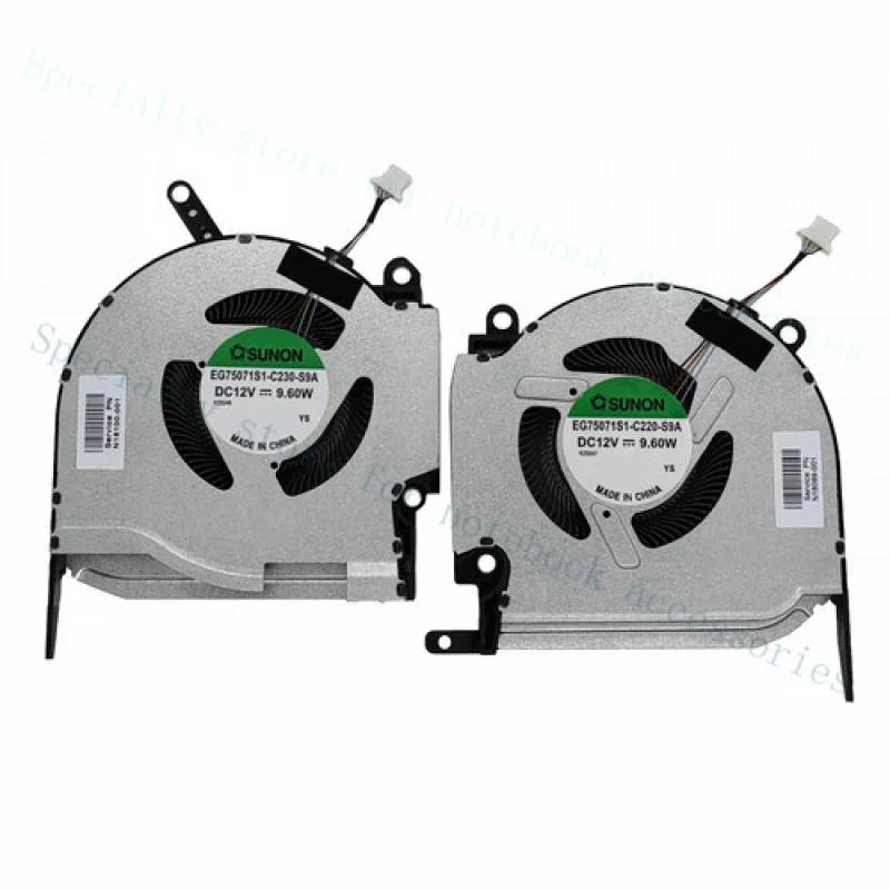 

A++ для HP OMEN 16-K 16-N Pro RTX3060/30670 TPN-Q280 12 В процессор + графический процессор охлаждающий вентилятор