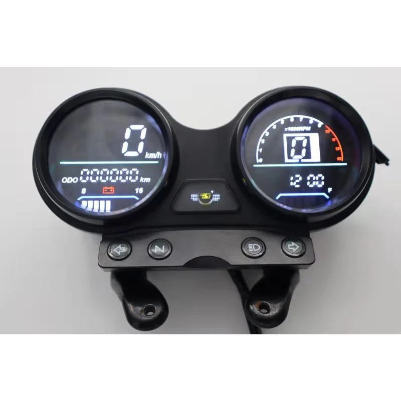 

Intelligent Library LED Digital Motorcycle Speedometer For YBR125 With Mobile USB Charge